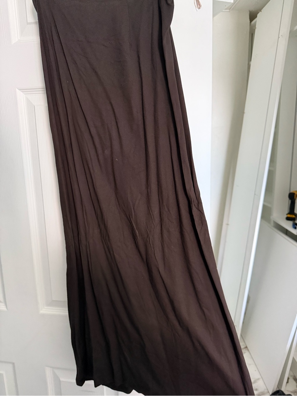 The French Connection  Brown Flowing Maxi Skirt
